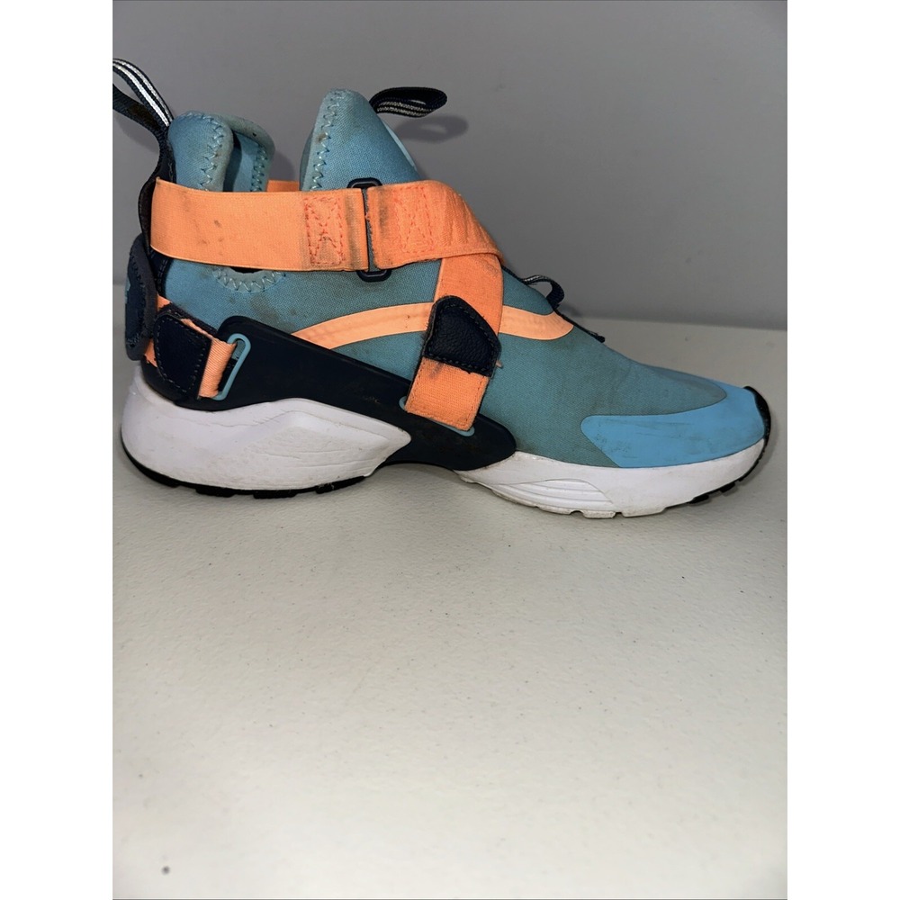 Nike Huarache City Running Shoes Blue Coral AJ6662-404 Size 6.5Y - Picture 9 of 13